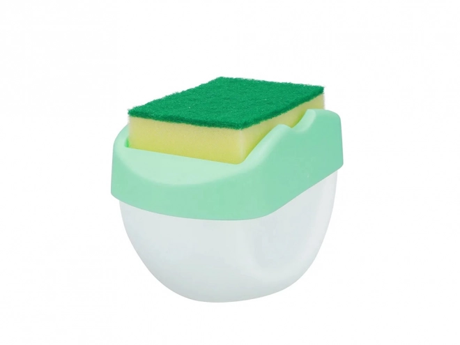 Distributeur de savon avec réservoir pour éponge