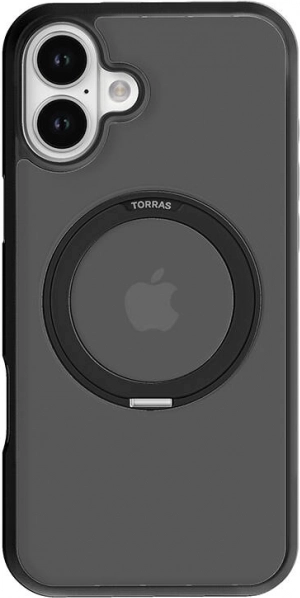 Coque de protection TORRAS Ostand Pro pour iPhone 16 – noire