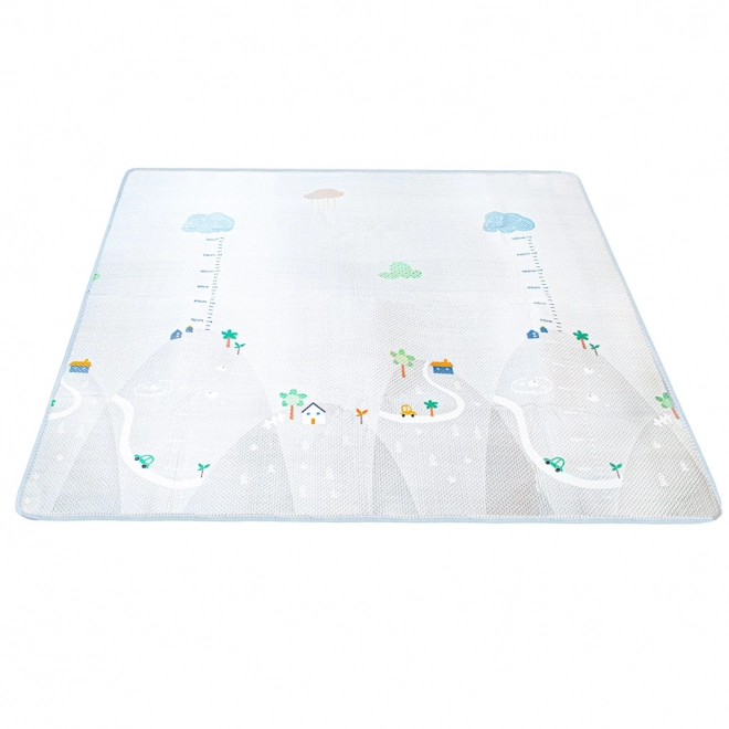 Tapis éducatif avec mètre de croissance 200x180x1cm