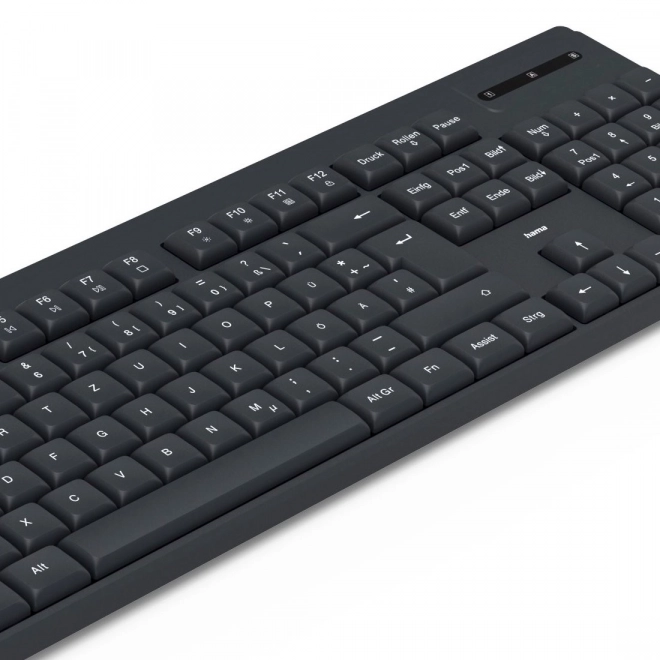 Clavier et souris sans fil Hama WKM-100 noir