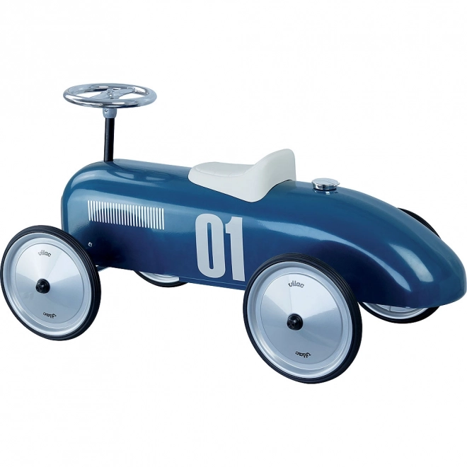Draisienne en métal vintage bleue