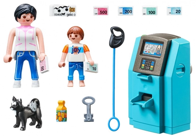 Touriste Playmobil avec distributeur automatique