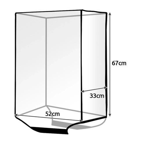 Housse transparente pour valise Trizand 23922