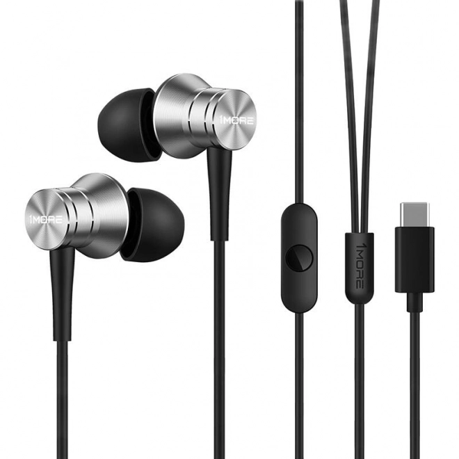 Écouteurs intra-auriculaires 1MORE Piston Fit avec câble (argent)