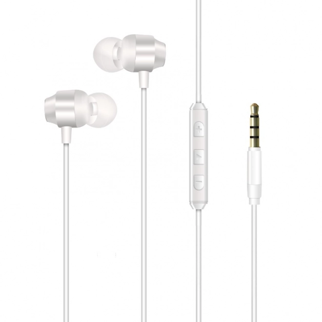 Écouteurs filaires Energizer 3,5mm blanc