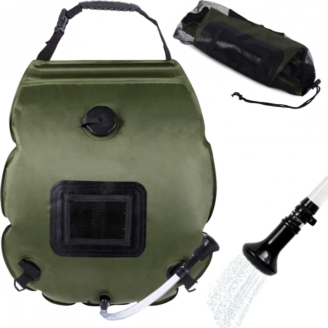 Douche de camping solaire avec indicateur de température 20 L