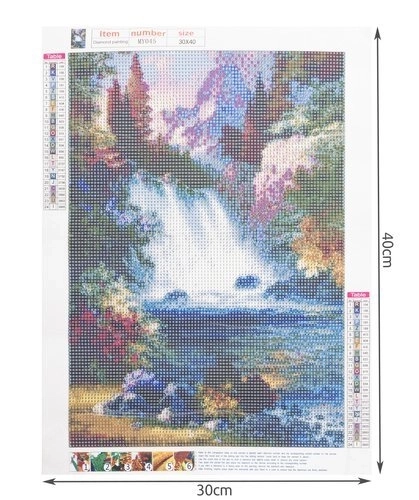 Kit de peinture au diamant - cascade