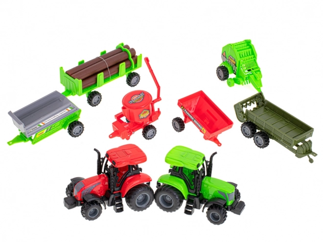 Ferme avec animaux et machines - 49 pcs