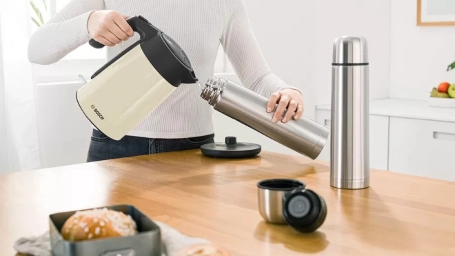 Bouilloire électrique Bosch beige 1,7l