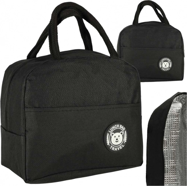 Sac isotherme pour déjeuner – noir