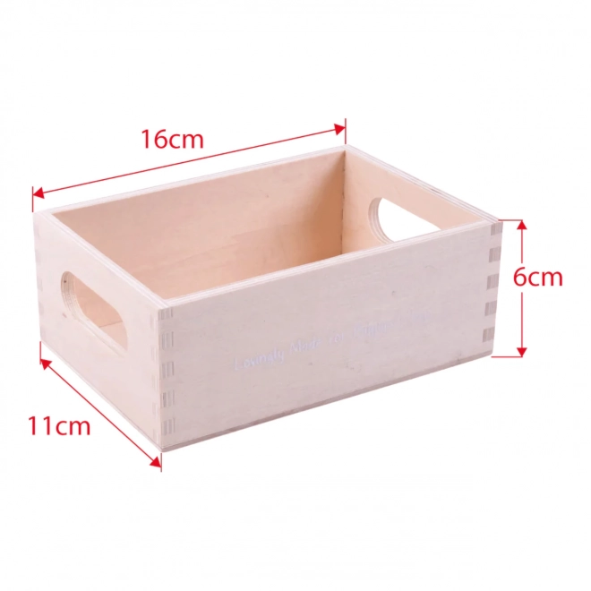 Boîte en bois pour aliments de Bigjigs Toys
