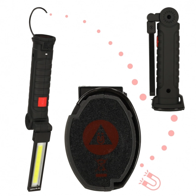Lampe de travail LED USB avec aimant et batterie