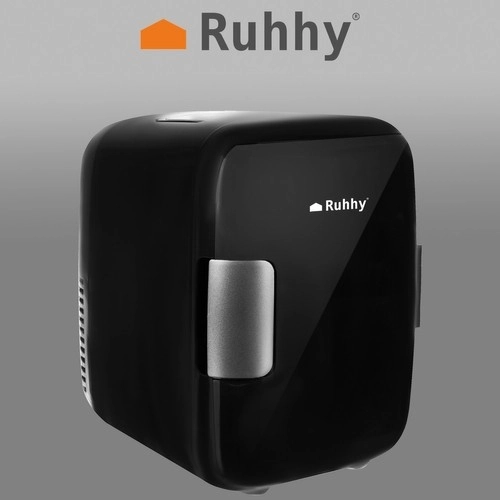 Ruhhy Réfrigérateur mini portable noir 4L 12V/220V