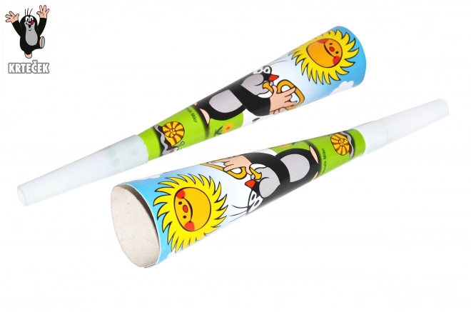 Trompette de fête Krtek et amis 6 pcs, 20 cm
