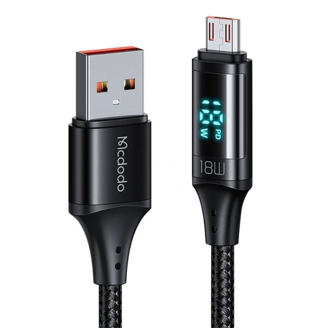 Câble Mcdodo CA-1070 USB à Micro USB, 3A, 1,2 m (noir)