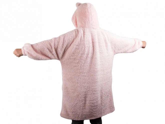 Chaud et doux sweat-shirt couverture oversize avec capuche