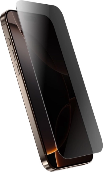 Verre 3D de protection avec filtre de confidentialité pour iPhone 16 Pro Max