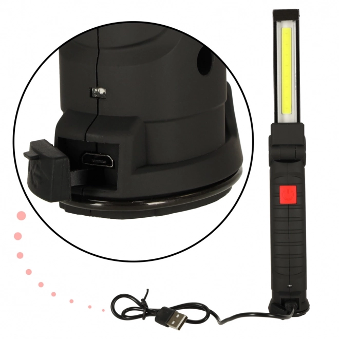 Lampe de travail LED USB avec aimant et batterie