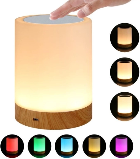 Commande tactile et changement de couleur fluide