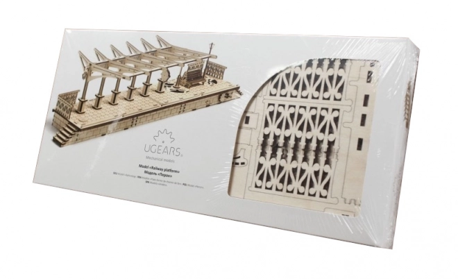Ugears puzzle 3D - Gare 196 pièces