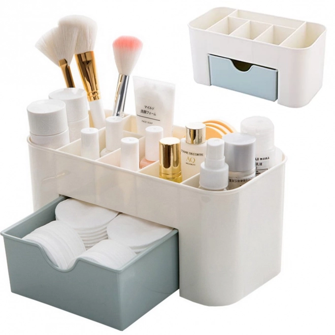 Organisateur pour cosmétiques et bijoux avec compartiments