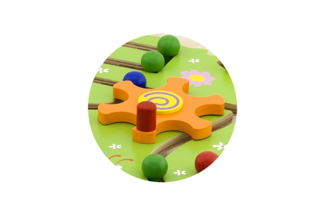 Viga Trop et Suivez Jeu Didactique en Bois Montessori