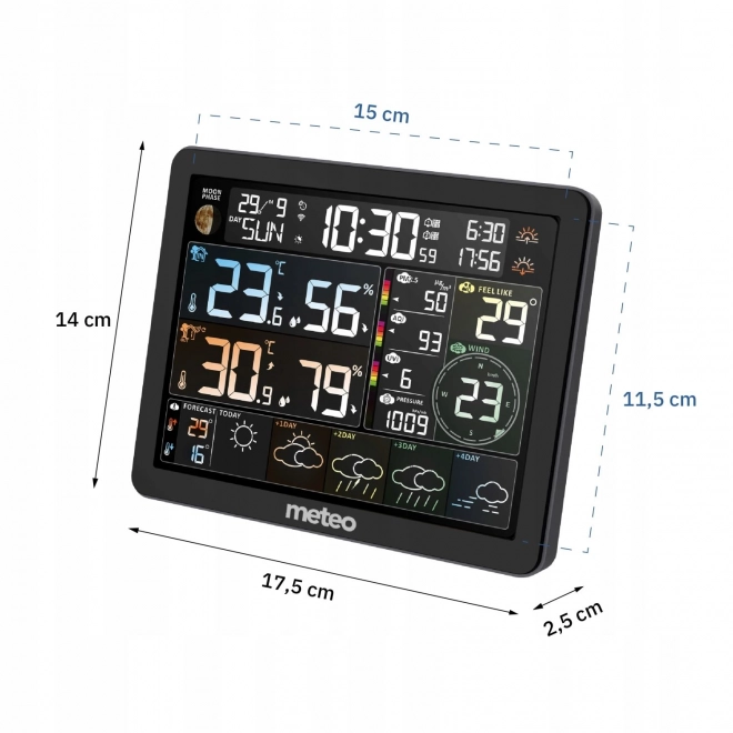 Station météorologique WiFi avec mesure de la pollution de l'air