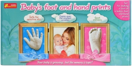Kit d’empreintes des petites mains et pieds
