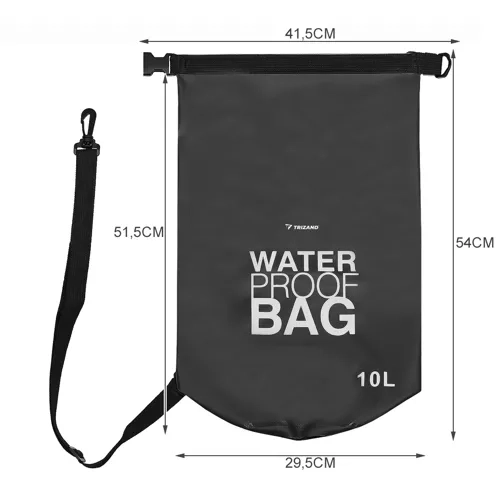 Sac Étanche 10L Noir 23565