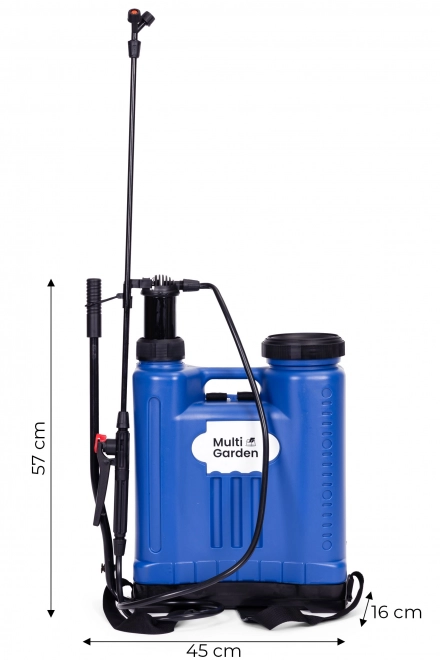 Pulvérisateur à pression jardin 16L avec bretelles réglables