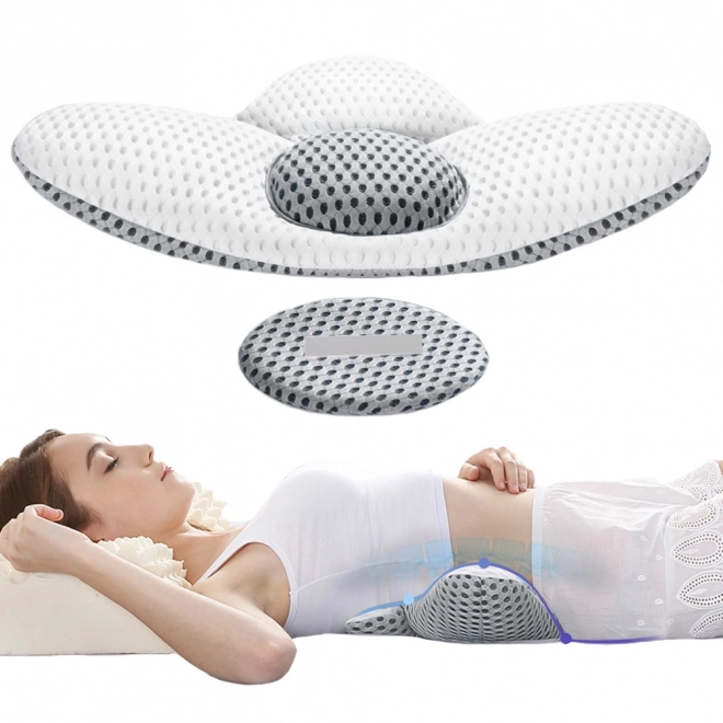 Coussin lombaire orthopédique pour le soulagement du dos