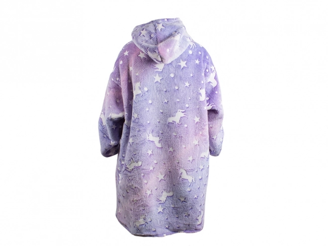 Sweat-shirt plaid oversize chauffant avec polaire dense