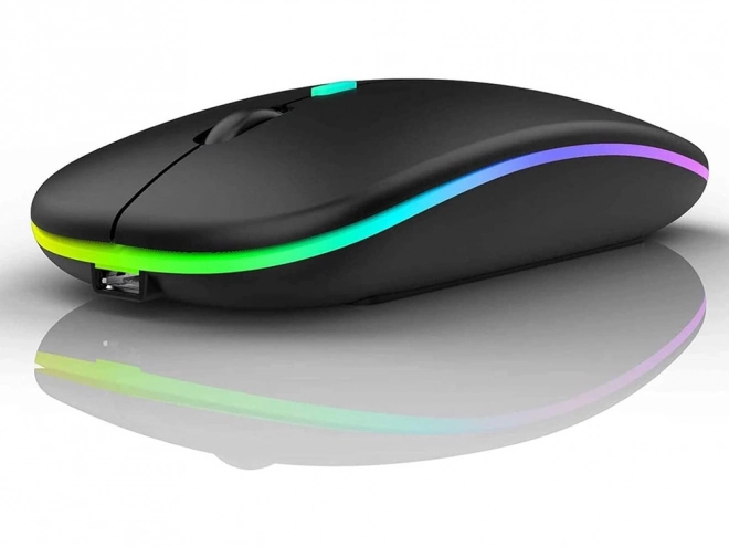 Souris Bluetooth mince 2,4 GHz pour PC et ordinateurs portables