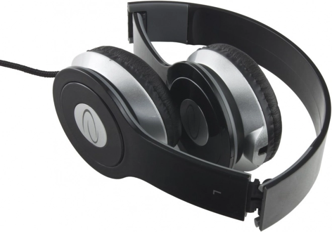 Casque audio stéréo Techno noir