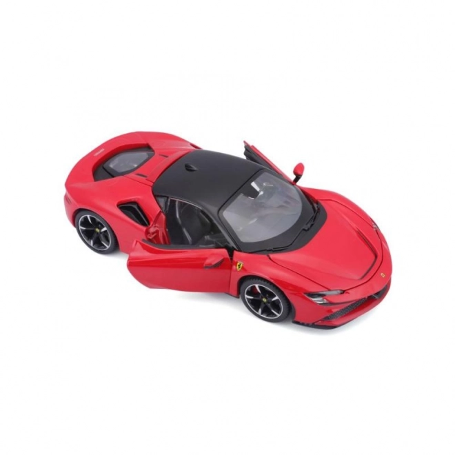 Bburago 1:24 Ferrari Top SF90 Stradale Rouge