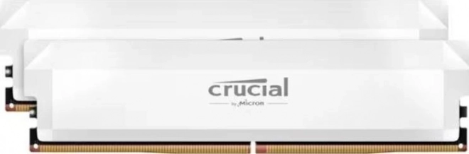 Mémoire DDR5 Crucial Pro Overclocking 32 Go 6000MHz blanc