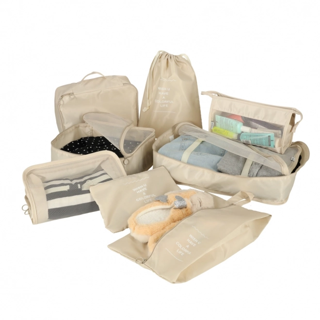 Ensemble d'organisateurs de voyage pour valise - 8 pièces