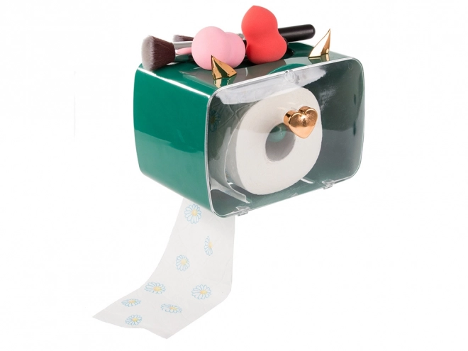 Organisateur de papier toilette avec support pour téléphone