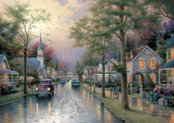 SCHMIDT puzzle Matin dans la ville natale – 1000 pièces