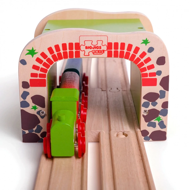 Bigjigs Rail Tunnel ferroviaire double