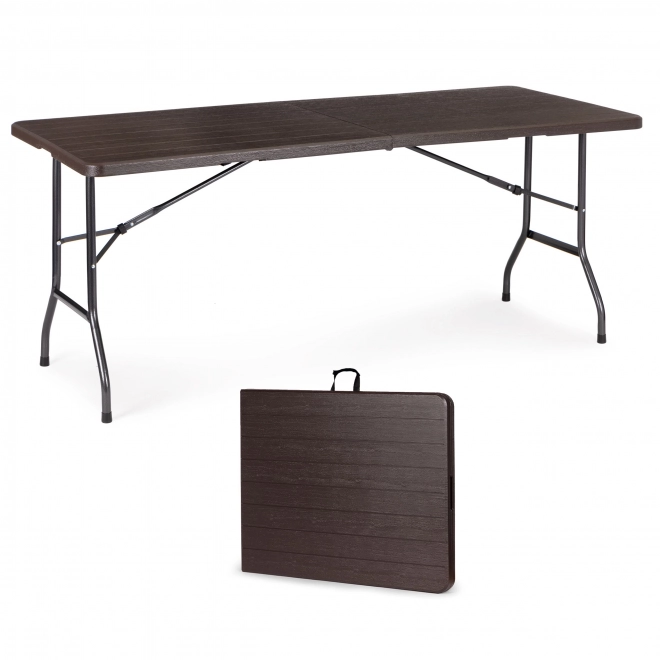 Table pliante de jardin pour banquet et service traiteur 180 cm
