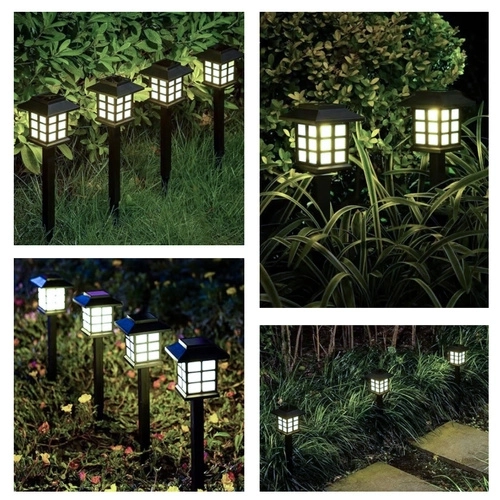 Lampes solaires de jardin LED – ensemble 6x maison