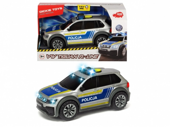VW Tiguan R-Line Voiture de Police 25 cm