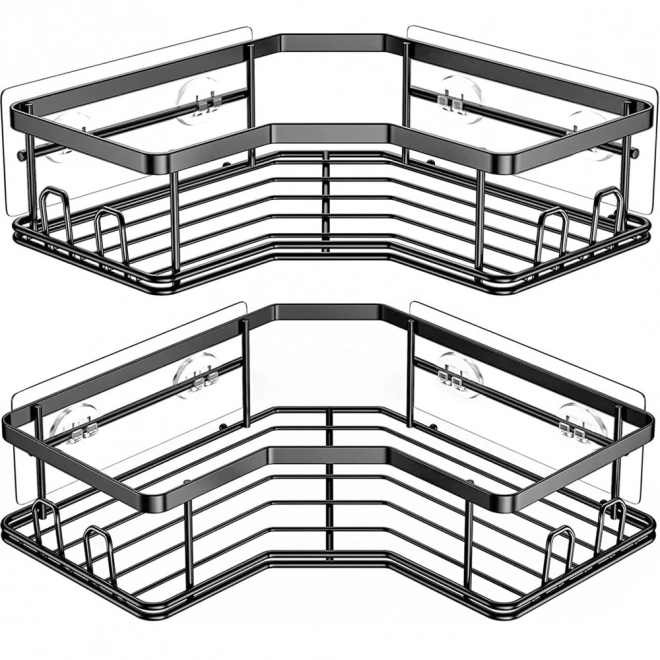 Étagères d'angle de salle de bain style loft