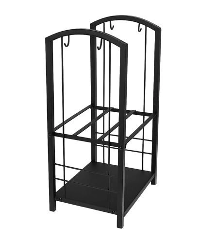 Support pour bois de chauffage avec accessoires Kaminer