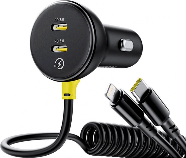 Charge rapide jusqu’à 60 W avec PD 3.0