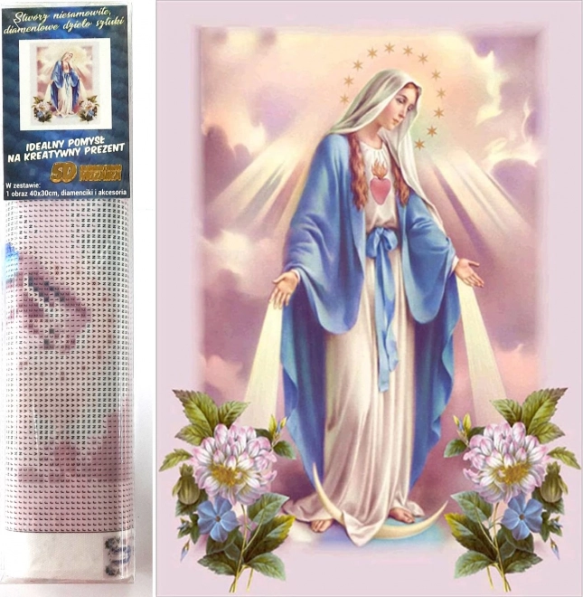 Kit de peinture au diamant - Assomption de la Vierge Marie