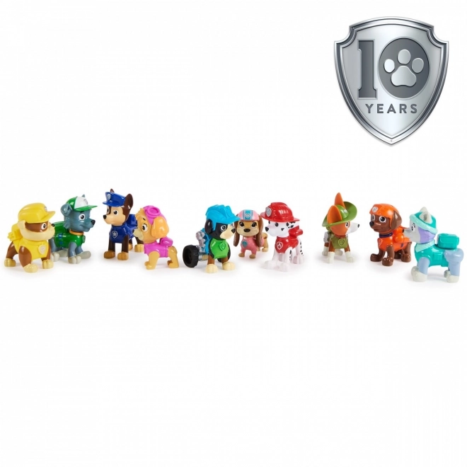 Pat' Patrouille Coffret Anniversaire pack multi figurines