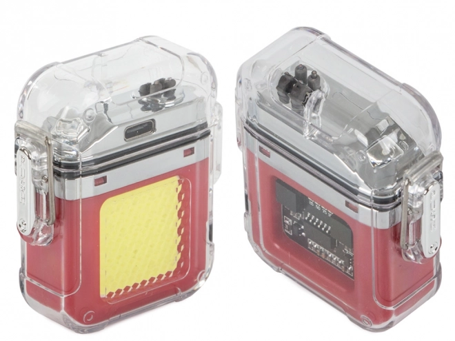Briquet plasma avec lampe LED rechargeable USB