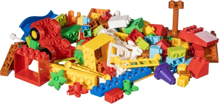 120 blocs colorés pour des constructions créatives